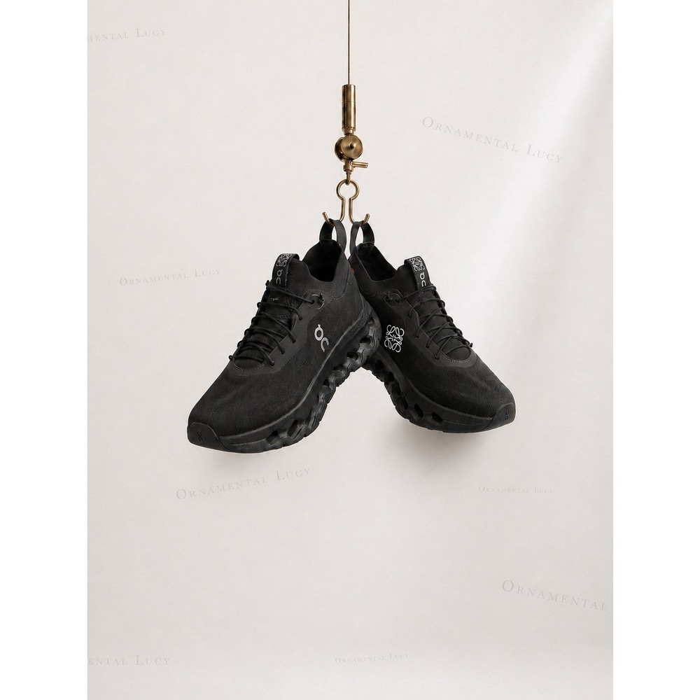 LOEWE x On Running Cloudtilt All Black Sneakers Womens US 10 EU 42